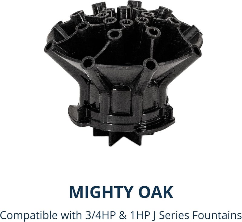 Kasco J Series 3/4 & 1 HP Mighty Oak Premium Fountain Nozzles Only (Fountain not Included) - Image 2